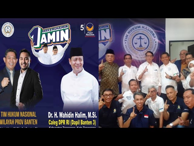 Posko Pengaduan Tim Hukum ‘AMIN’ Wilayah Banten Diresmikan