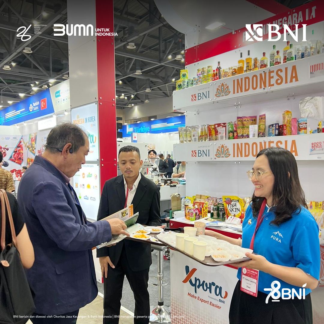 BNI Xpora Berangkatkan 12 UKM Makanan dan Minuman ke Indonesia in Korea – SFH 2024