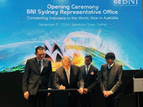 BNI Resmikan Kantor Perwakilan di Sydney, Jadi Bank Asal Indonesia Pertama di Australia